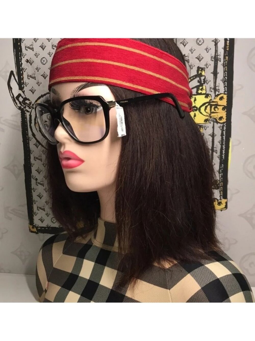 New Authentic Prada SPR 10V 1AB-09H Women’s Fashion Glasses – Black - Picture 8 of 14